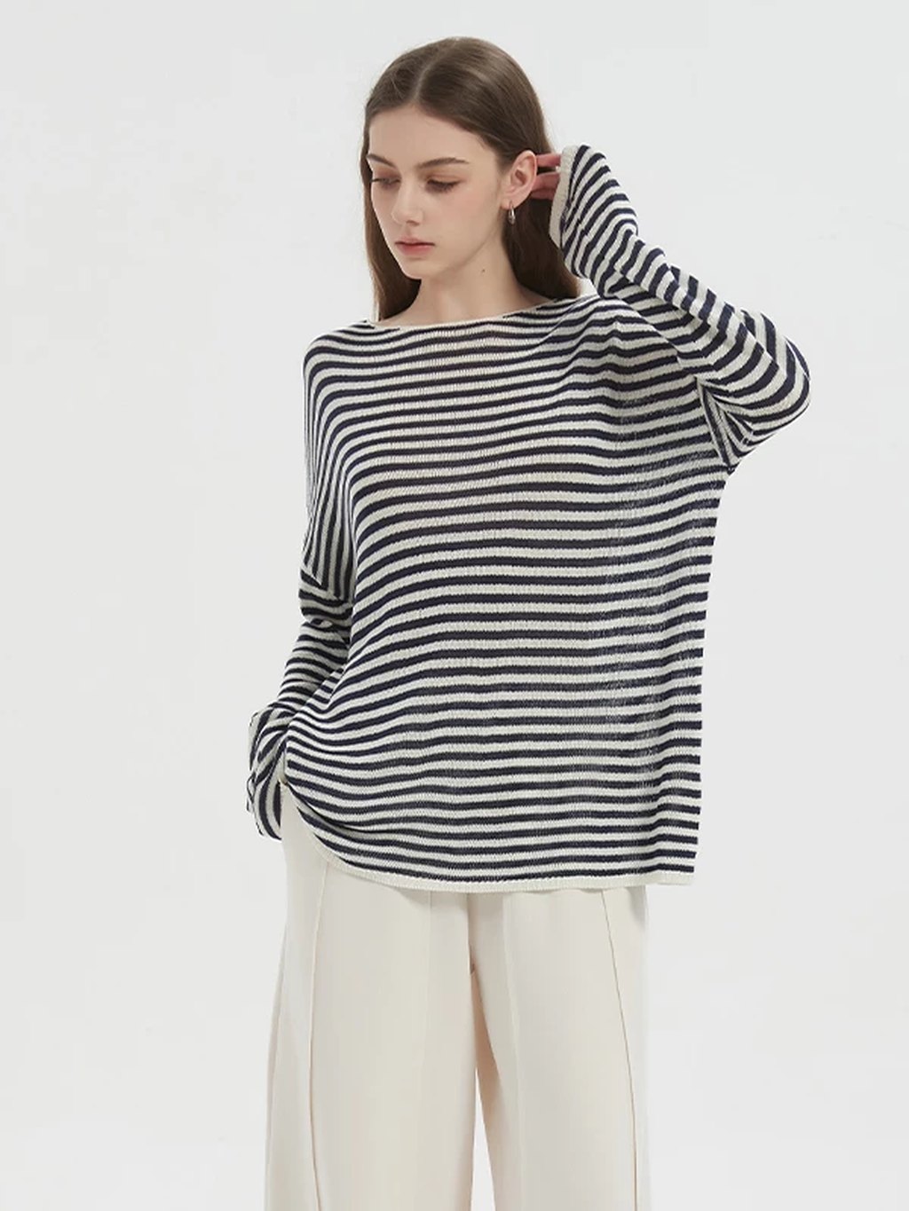 LK-101 Lyocell Blouse — lightweight, relaxed detail