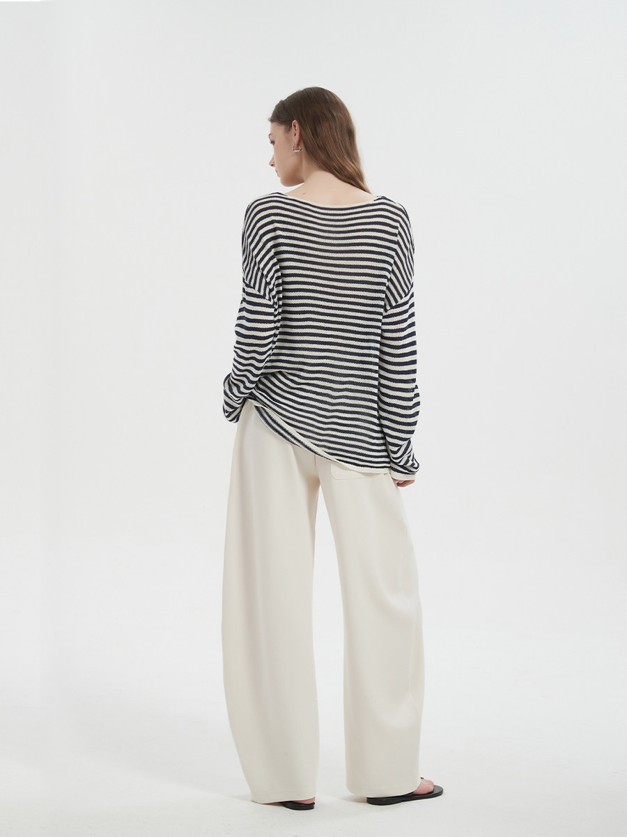 LK-101 Lyocell Blouse — lightweight, relaxed view 4