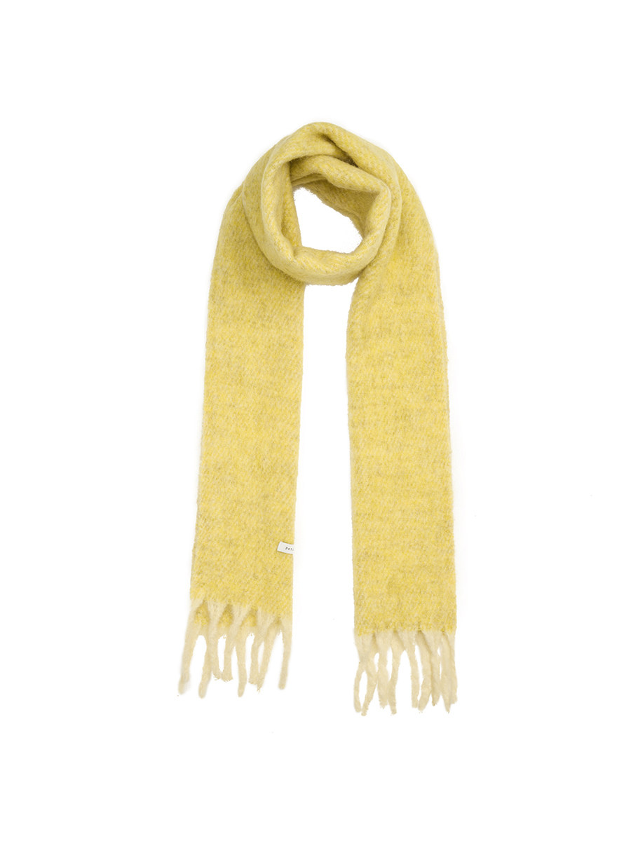 LK-102 Scarf — fringed, textured, plush, soft touch view 4