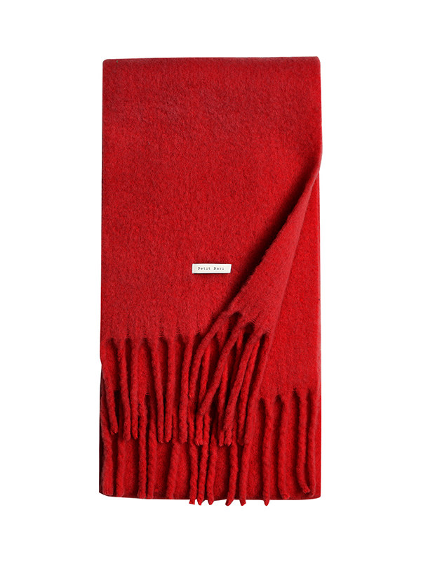 LK-108 Scarf — fringed, plush, soft touch, everyday view 5