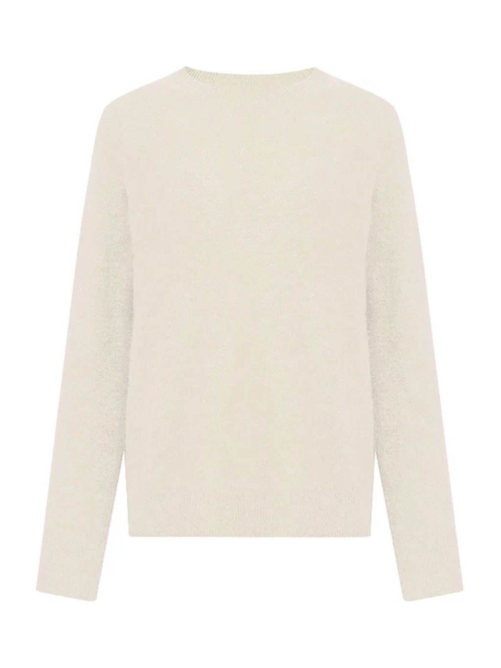 LK-110 Wool Knit Sweater — crew neck, loose fit, solid, warm view 8