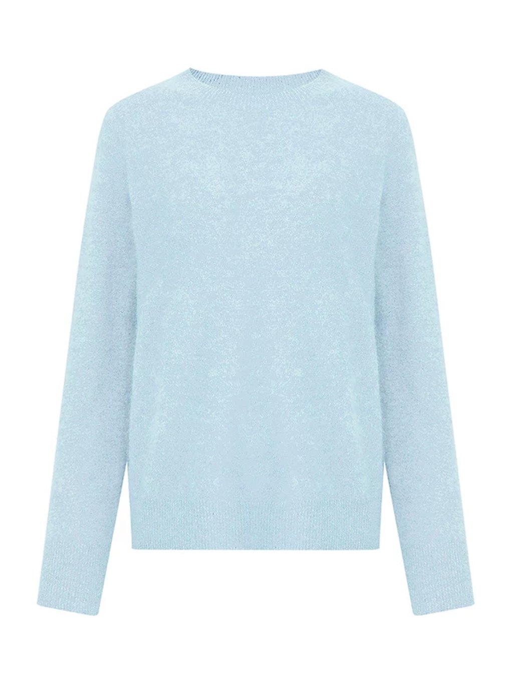 LK-110 Wool Knit Sweater — crew neck, loose fit, solid, warm view 9