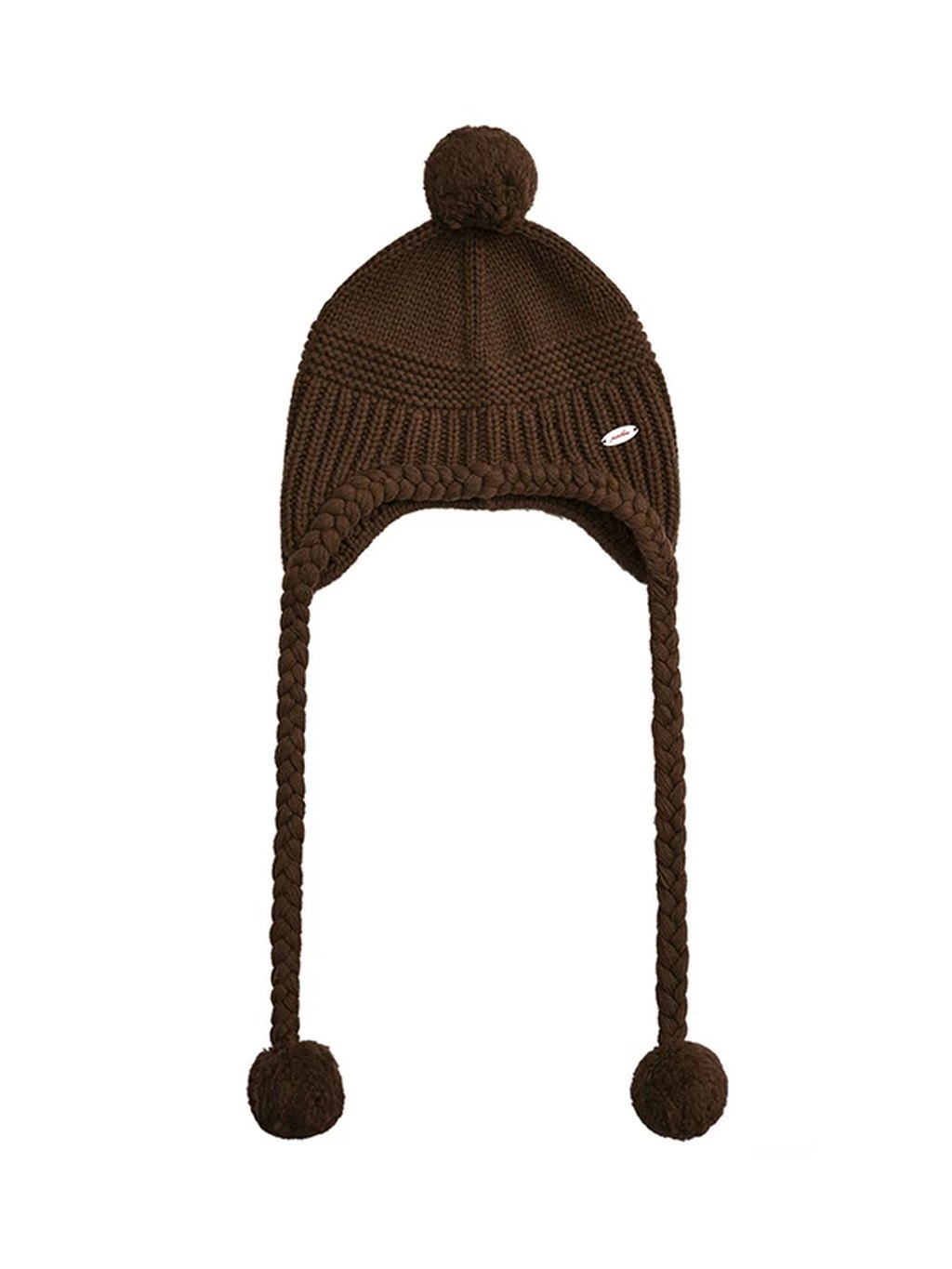 LK-112 Wool Knit Hat — vintage, everyday, face-slimming, flattering view 6