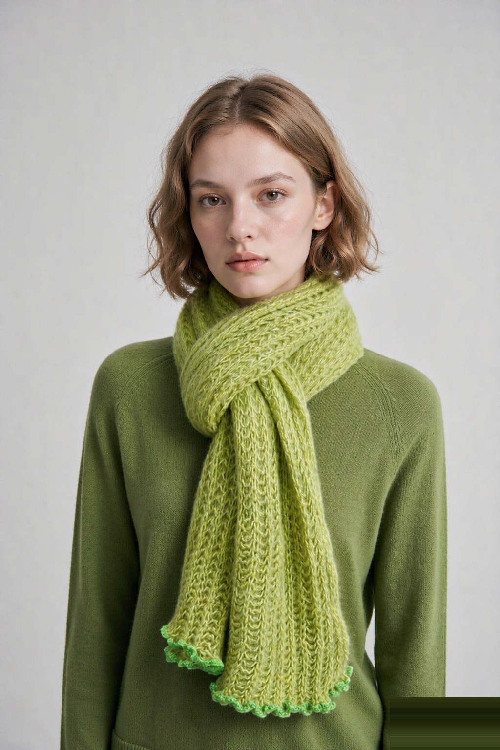 LK-120 Scarf — longline, refined, delicate, boutique design