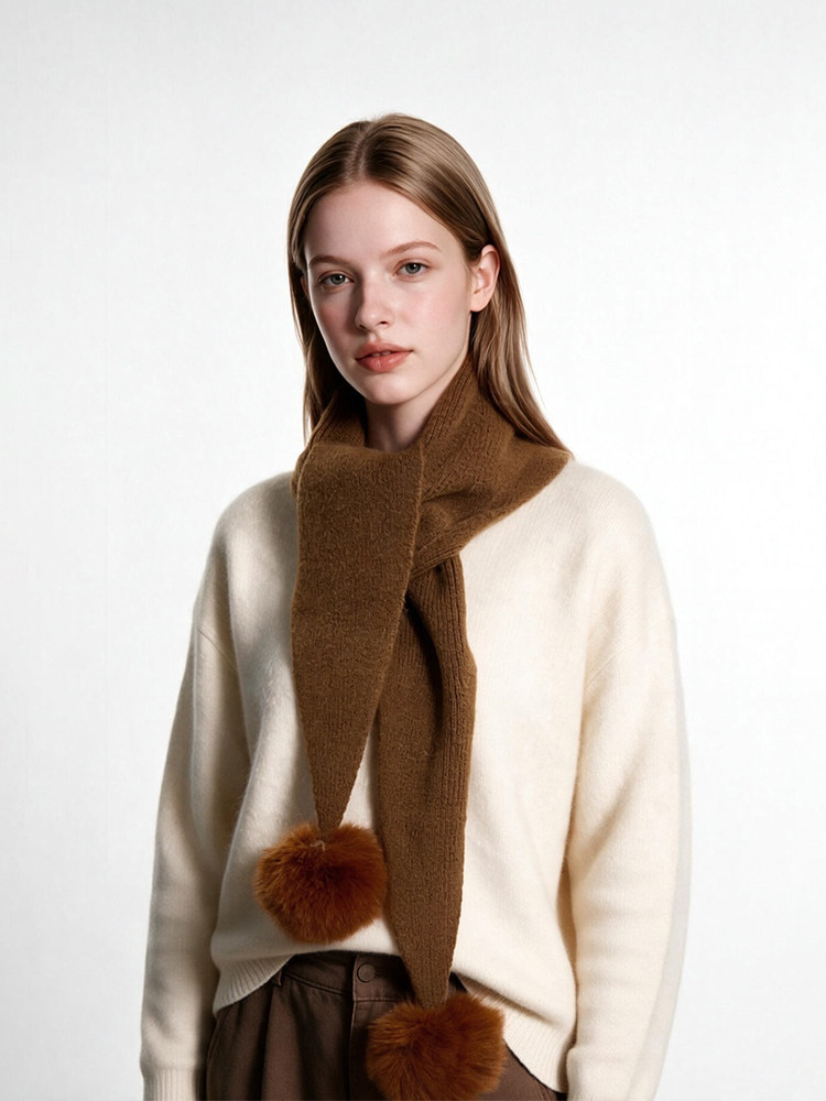LK-121 Scarf — longline, refined, atmospheric, versatile view 2