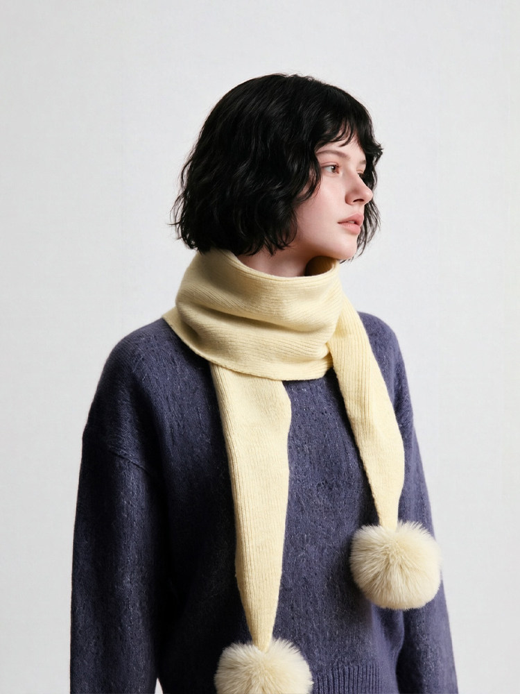 LK-121 Scarf — longline, refined, atmospheric, versatile view 3