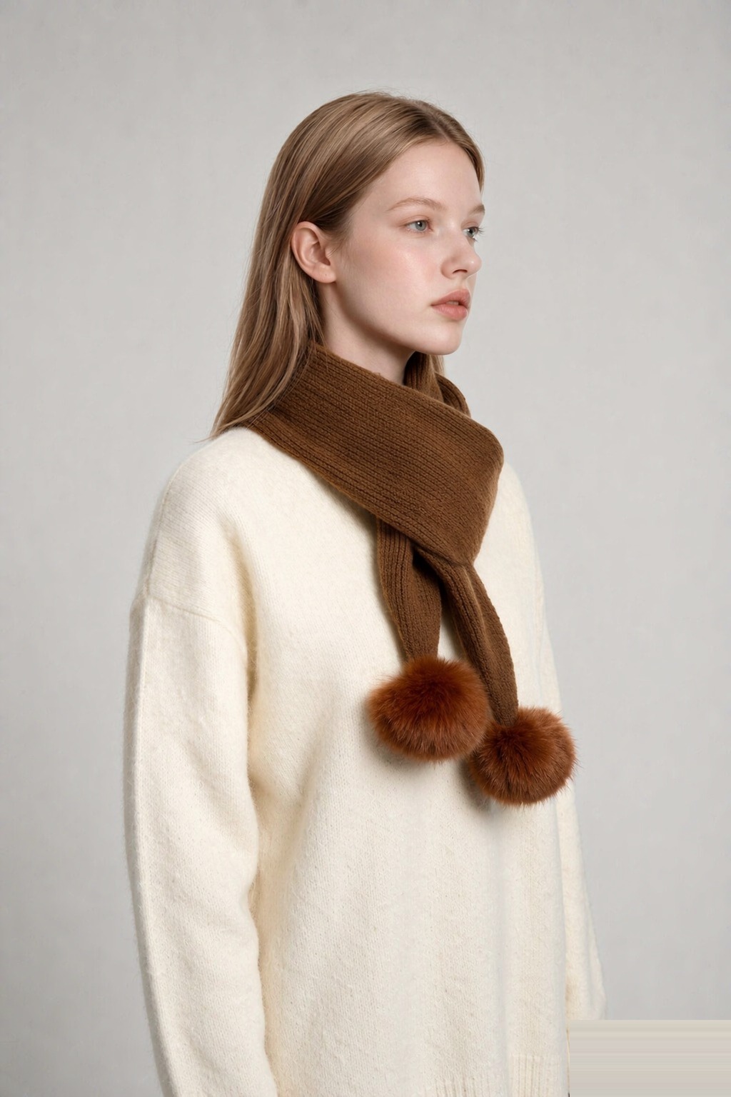 LK-121 Scarf — longline, refined, atmospheric, versatile