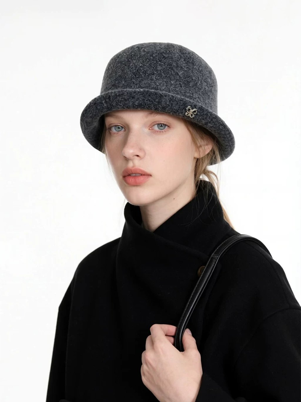 LK-122 Wool Knit Sweater — warm, figure-flattering, versatile, French style view 4